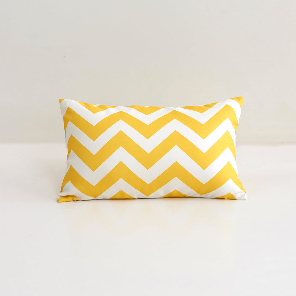 2 size options Stripes/Waving Outdoor Waterproof Pillow (With Insert) waterproof outdoor throw pillow, great for your outdoor furniture