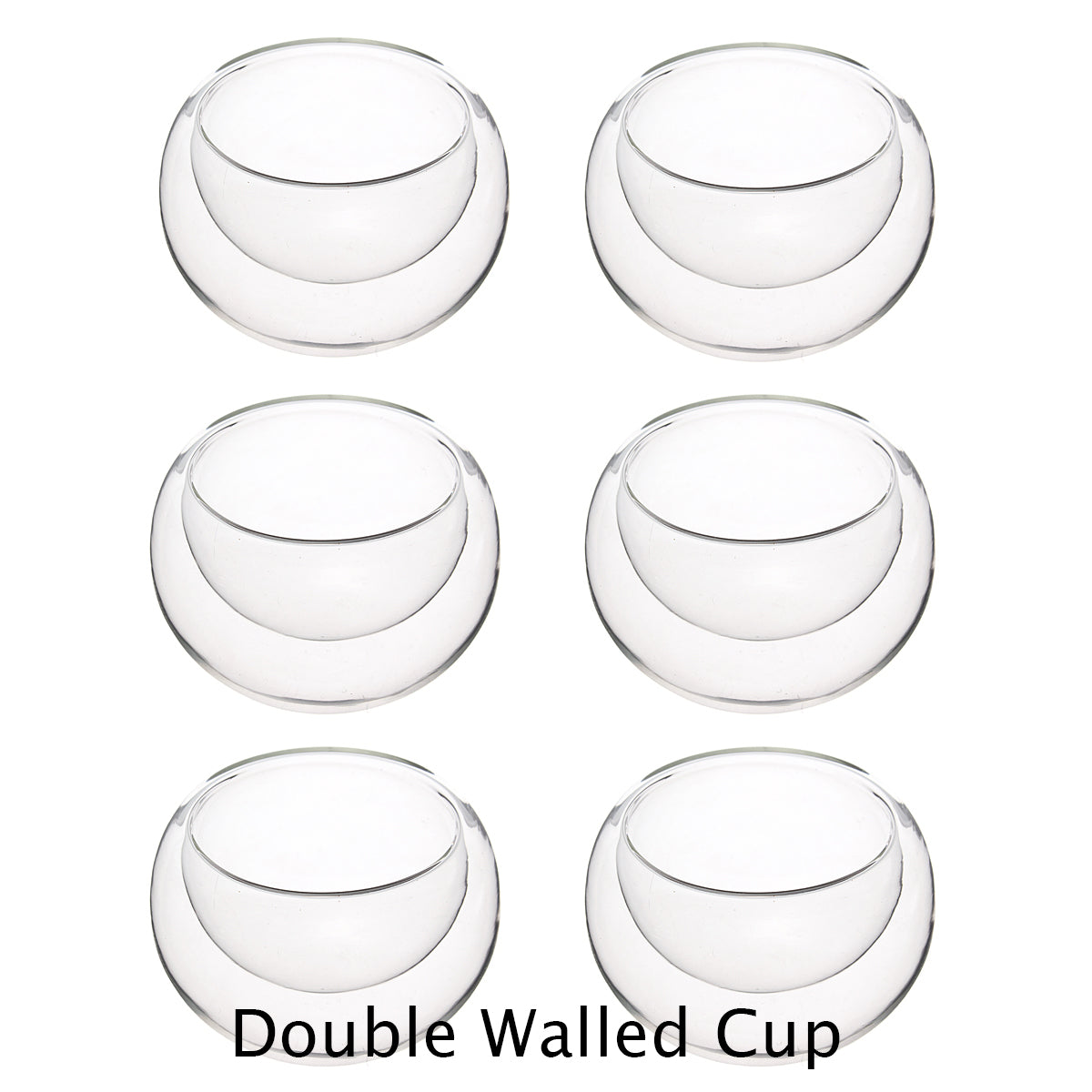 6 Double Walled Cups