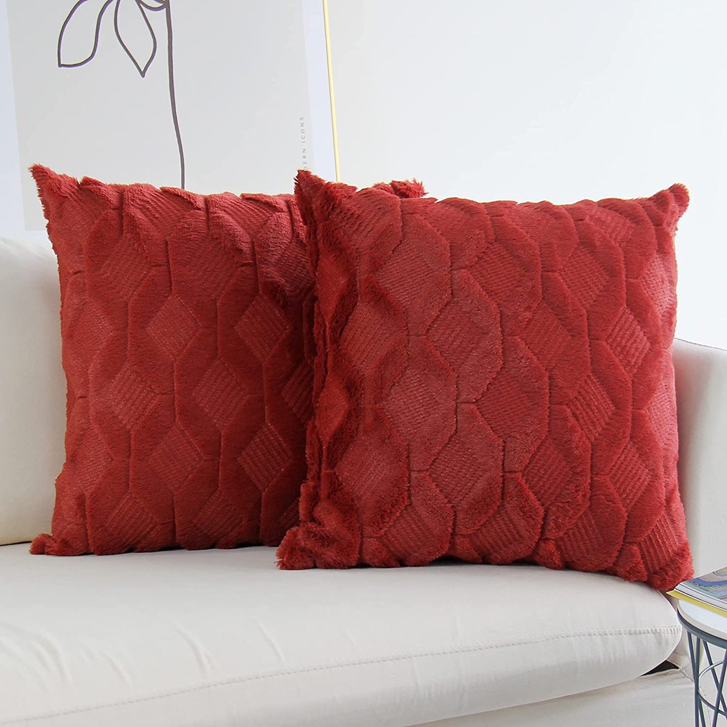 Throw Pillow Covers Wide Variety of Colors(With/Without Insert) size 18"x18"