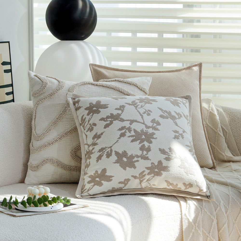 Tranquil Touches: Pack of 1 Throw Pillow with Insert size of 18"x18"