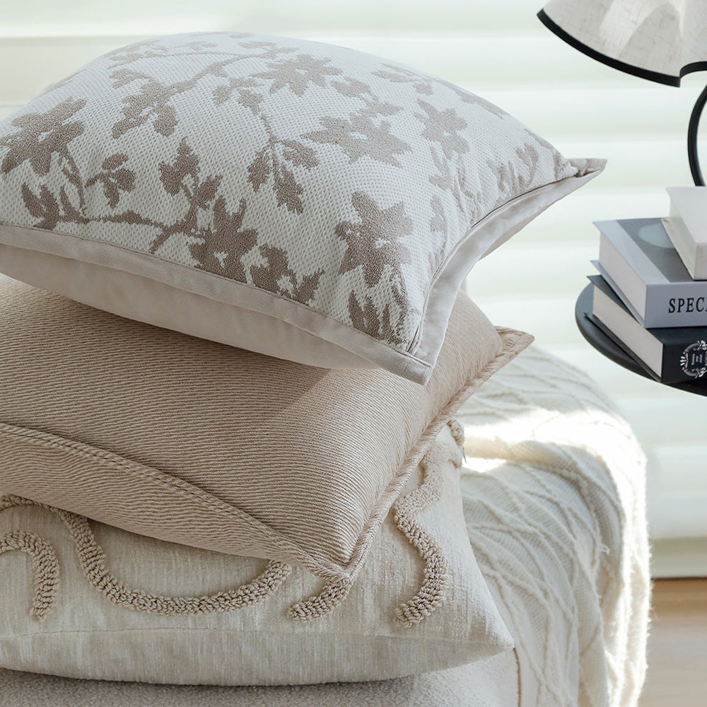 Tranquil Touches: Pack of 1 Throw Pillow with Insert size of 18"x18"