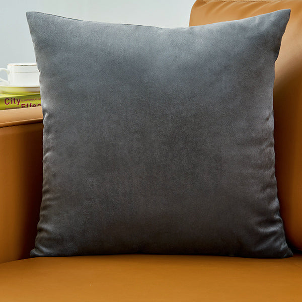 20''x20'' luxe velvet throw pillow | 17 colors soft & elegant solid design | modern couch & bedroom accent | insert included