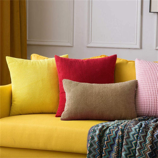 Solid Color FULL set Throw Pillow (With 450g Insert) size 18"x18" many colors