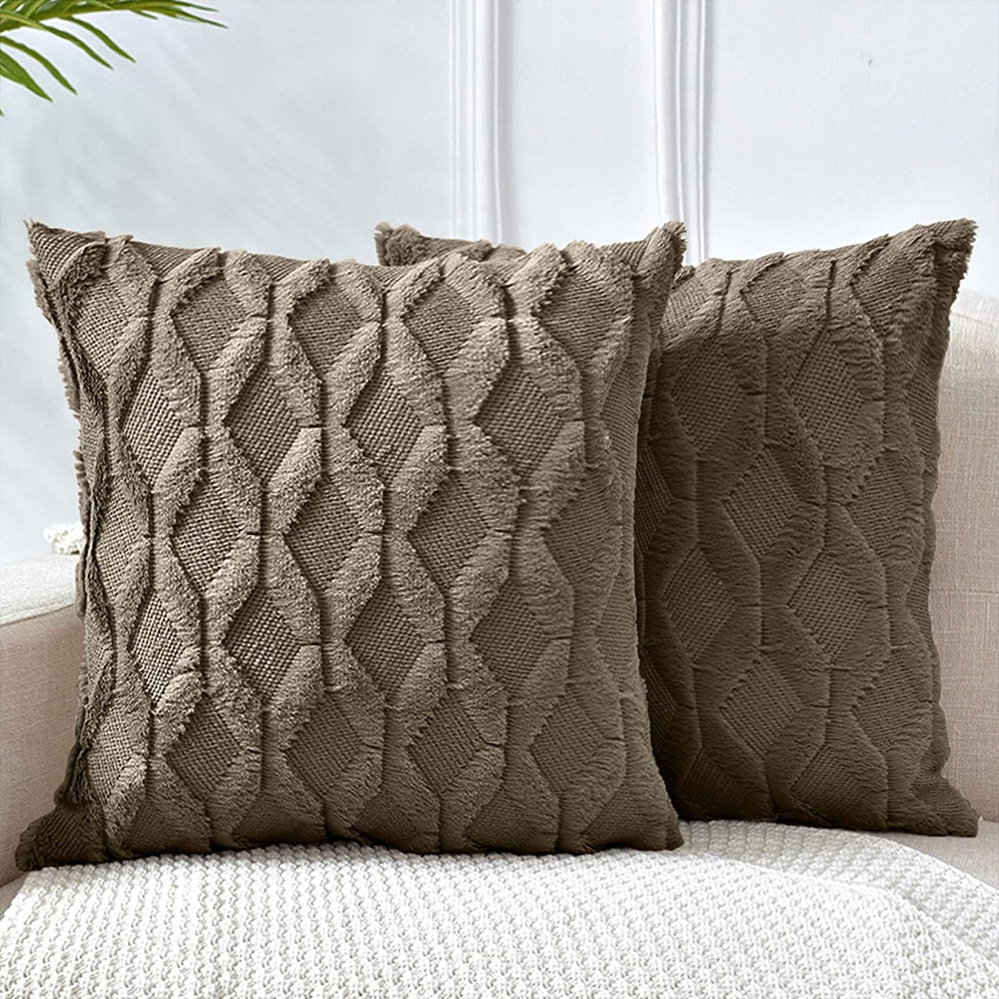 Throw Pillow Covers Wide Variety of Colors(With/Without Insert) size 18"x18"