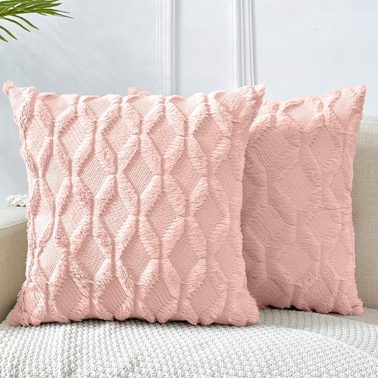 Throw Pillow Covers Wide Variety of Colors(With/Without Insert) size 18"x18"