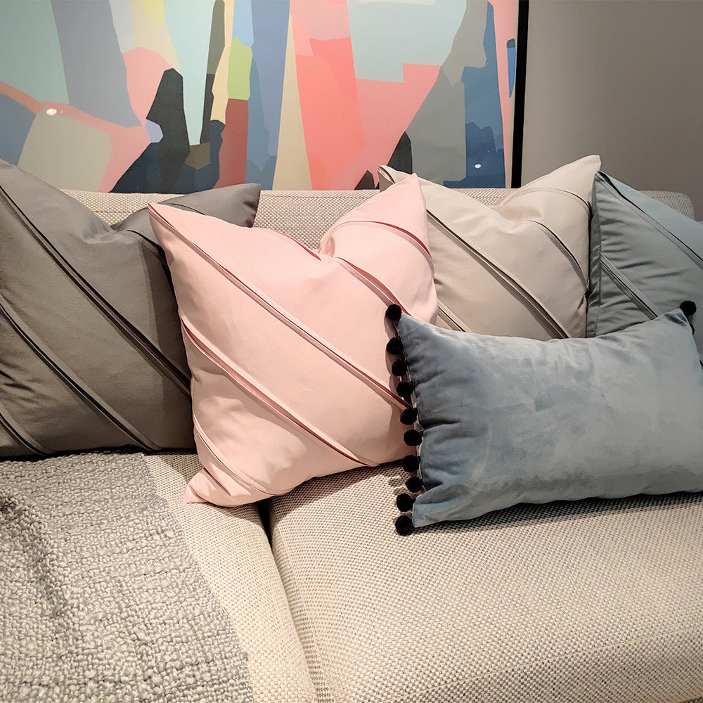 Pack of 2 Pillowcases Solid Colors (With/Without Inserts) size 18"x18"