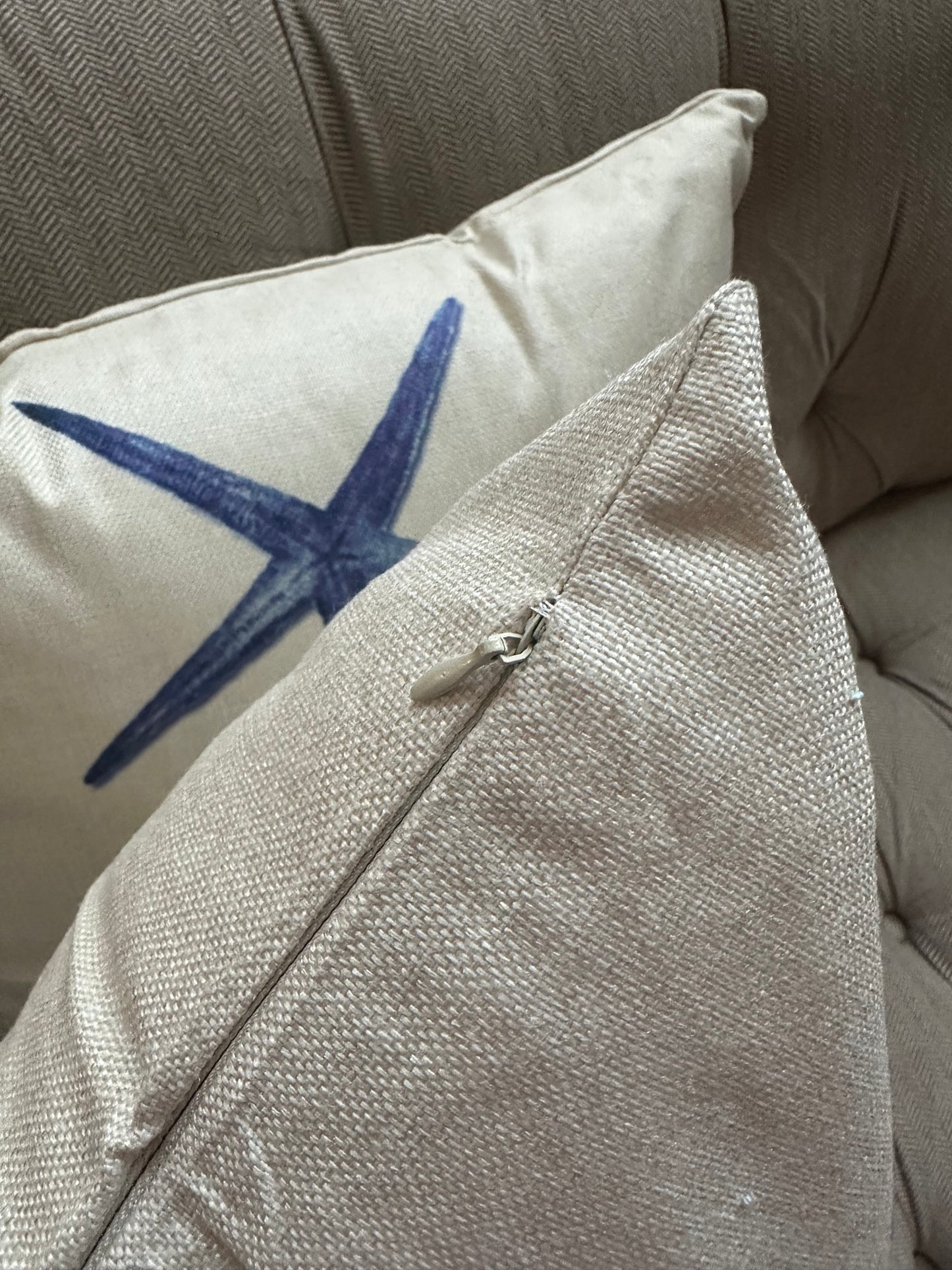 Square Cloth Pillow Covers with Ocean themes pack of 18"x18"(With or Without Inserts)