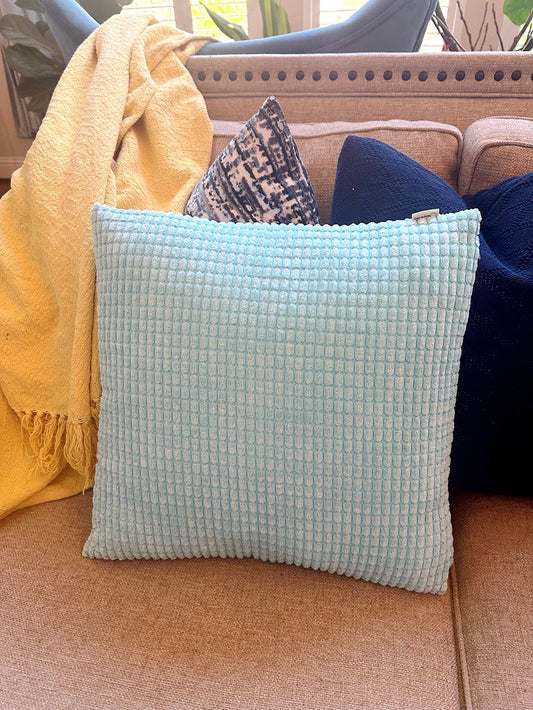 Set of 2 Polyester Blend soft hand feeling Throw Pillow (With or Without insert) size 18"x18""