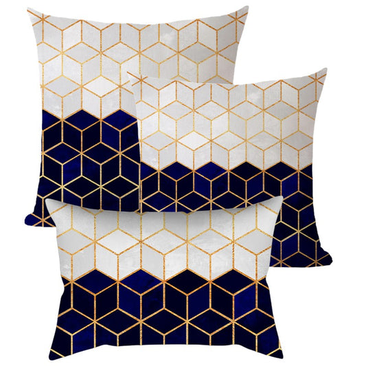 New 3 size mixed Set of 3 Pillow Covers With Inserts 1 of 12"x20", 1 of 18"x18", 1 of 20"x20"