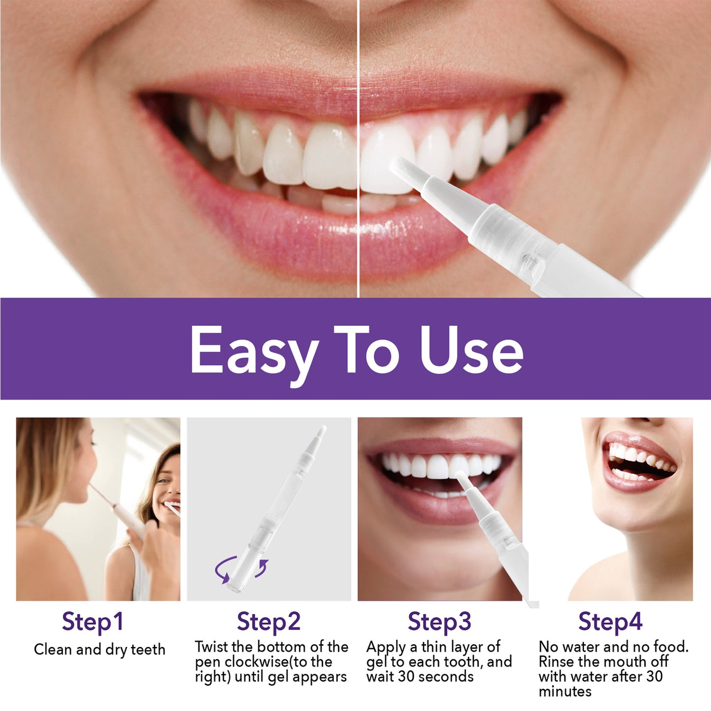 35% Carbamide Peroxide Teeth Whitening Gel Pen -2ml