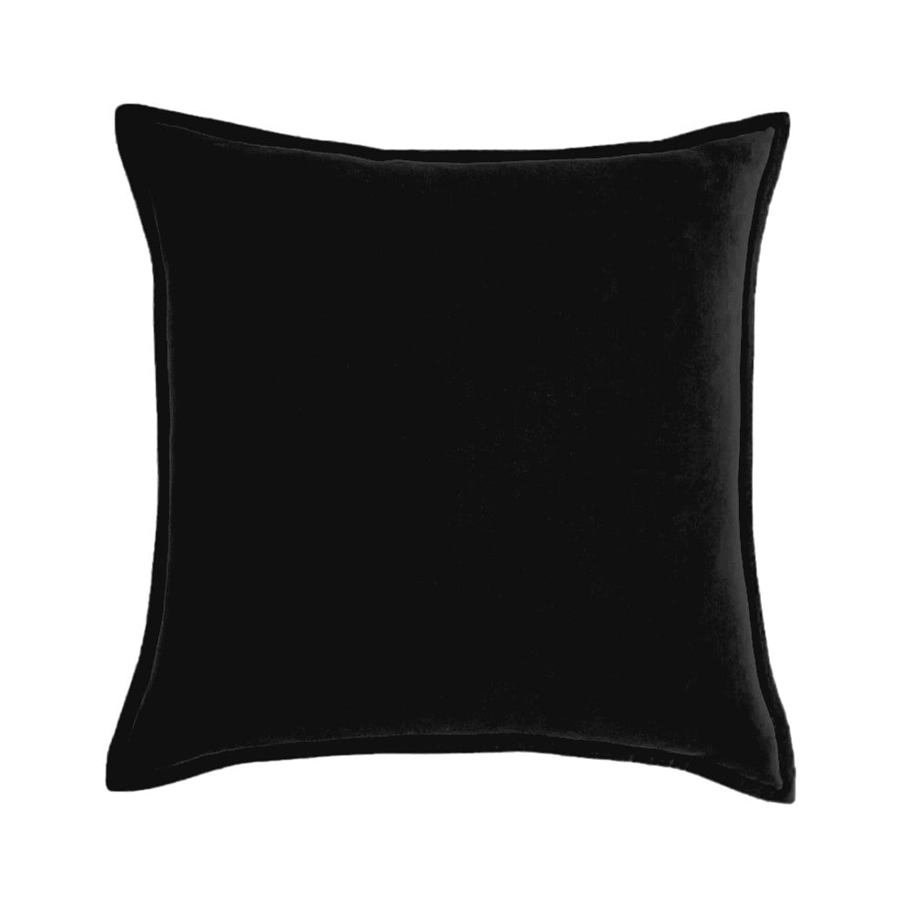 Square Cotton Velvet Pillow (With/Without Inserts) 20x20 inches, pack of 2 throw pillows