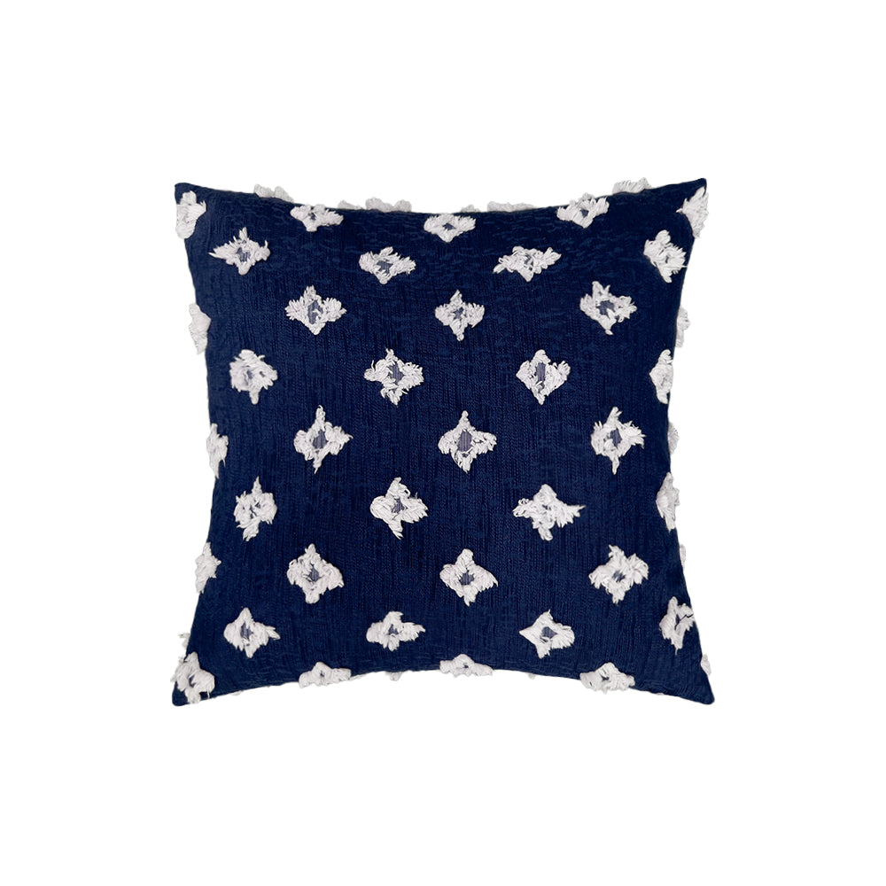Flower Tufted Pillow Embroidered Daisy flower Pillow (With/Without Inserts)18x18 inches, pack of 2 throw pillows