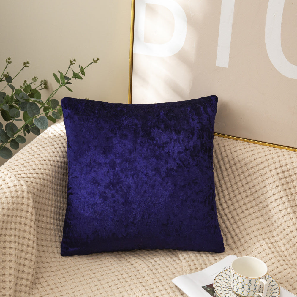 Set of 2 Velvet Home Decoration Throw Pillows (With or Without Inserts) size 18"x18'