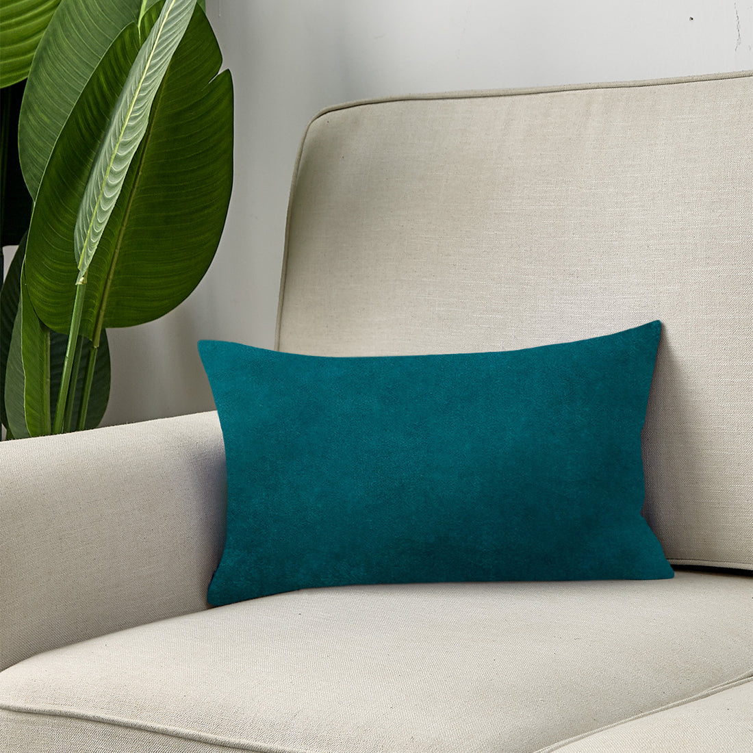 Set of 2 Velvet Solid Colors Throw Pillow Covers (With or Without Inserts) 3 sizes