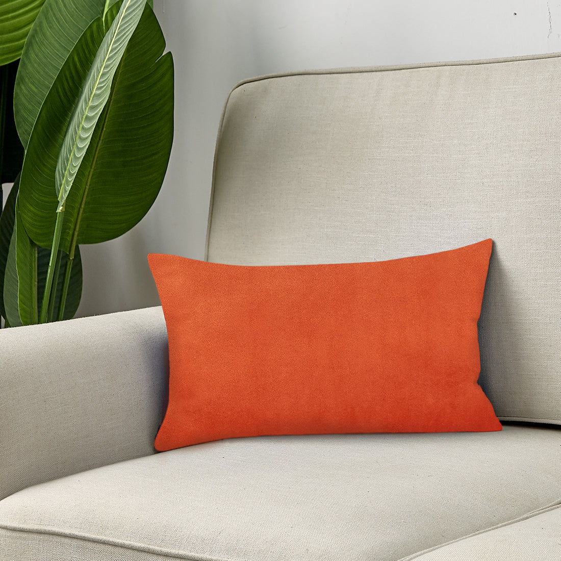 Set of 2 Velvet Solid Colors Throw Pillow Covers (With or Without Inserts) 3 sizes