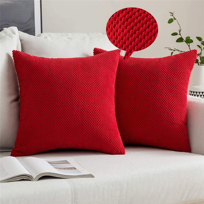 Set of 2 Cross shape Solid Color Pillows (With or Without Inserts) size 18"x18"