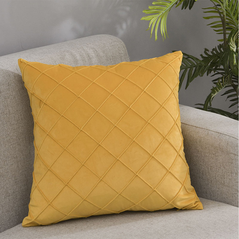 Diamond Cushion Throw Pillows (With/Without Inserts) 18x18 inches, pack of 2 throw pillows