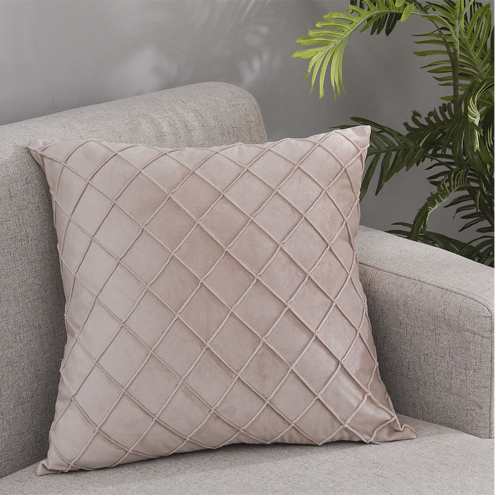 Diamond Cushion Throw Pillows (With/Without Inserts) 18x18 inches, pack of 2 throw pillows