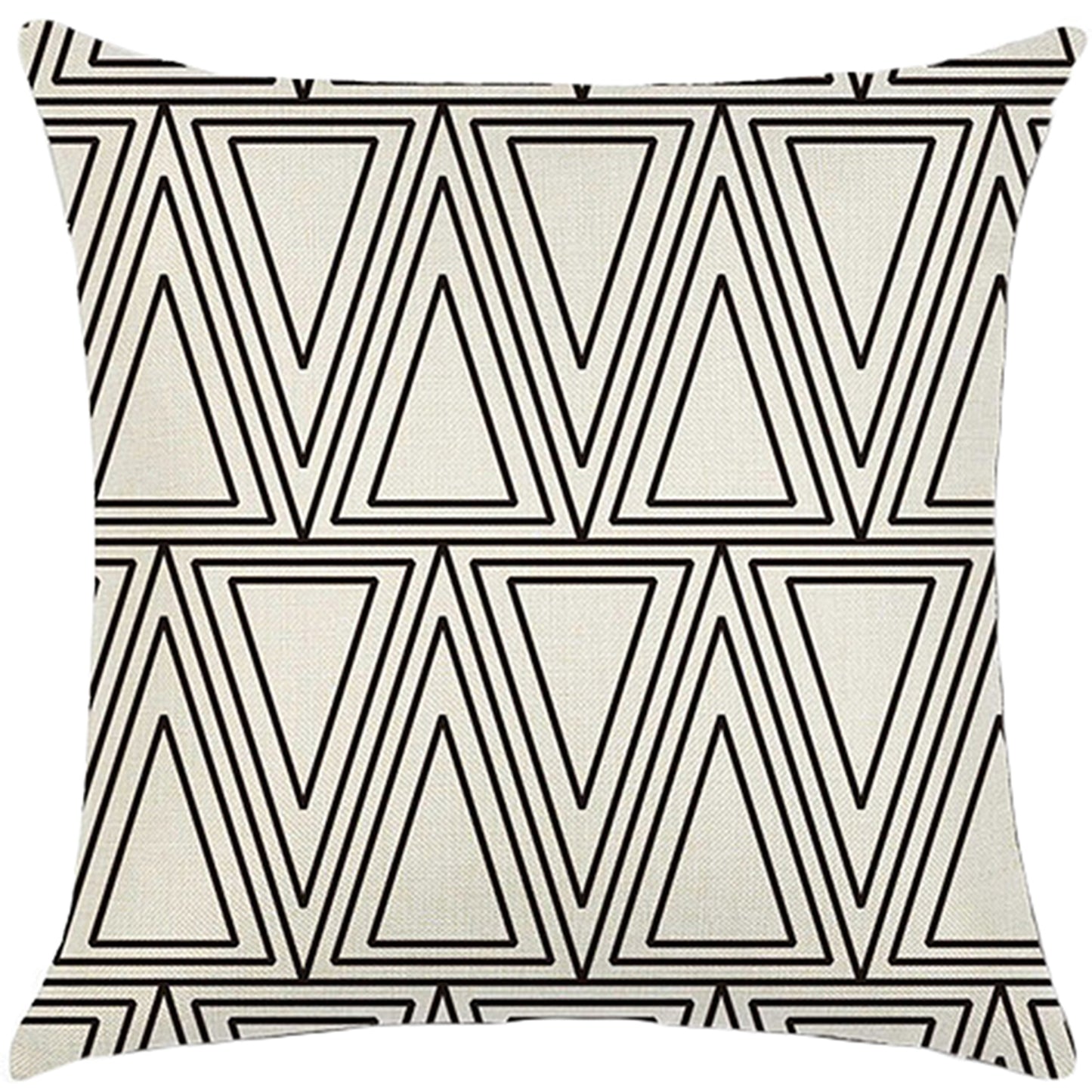Set of 2 18"x18" square throw pillow geometric images covers only or with inserts