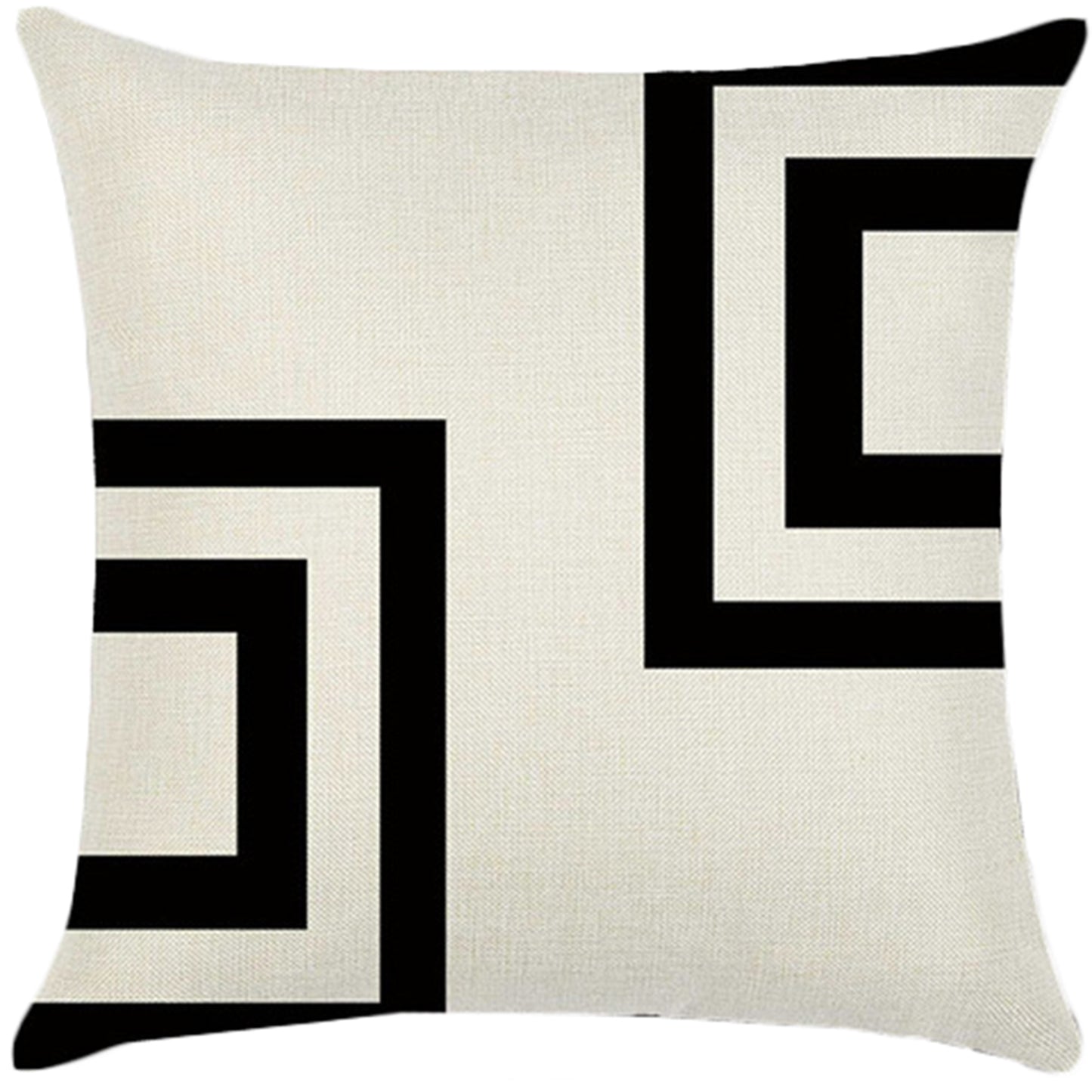 Set of 2 18"x18" square throw pillow geometric images covers only or with inserts