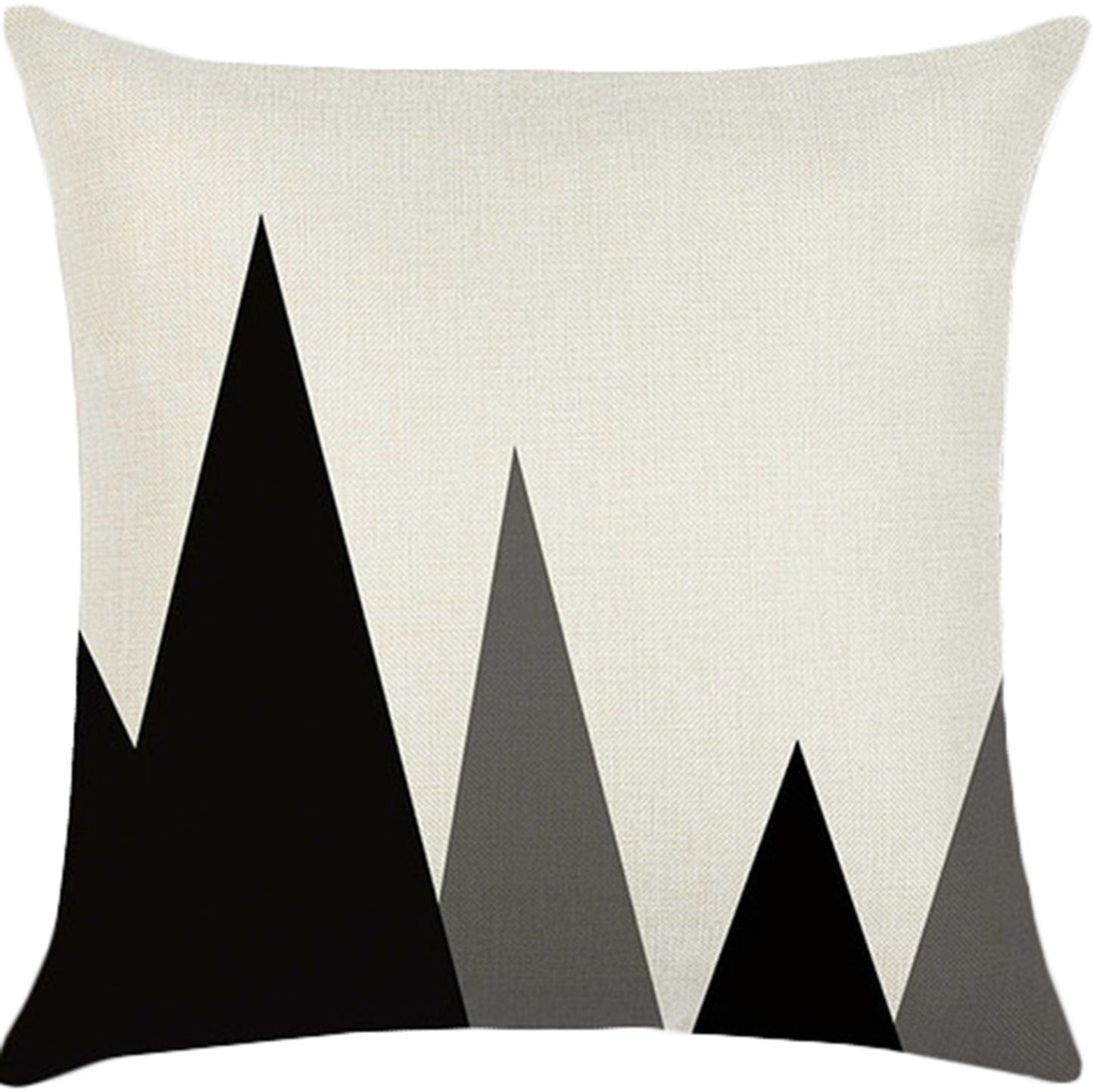 Set of 2 18"x18" square throw pillow geometric images covers only or with inserts