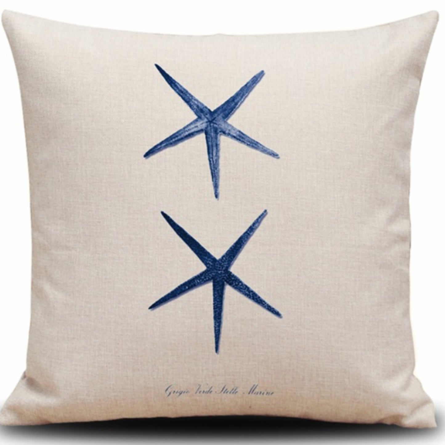 Square Cloth Pillow Covers with Ocean themes pack of 18"x18"(With or Without Inserts)