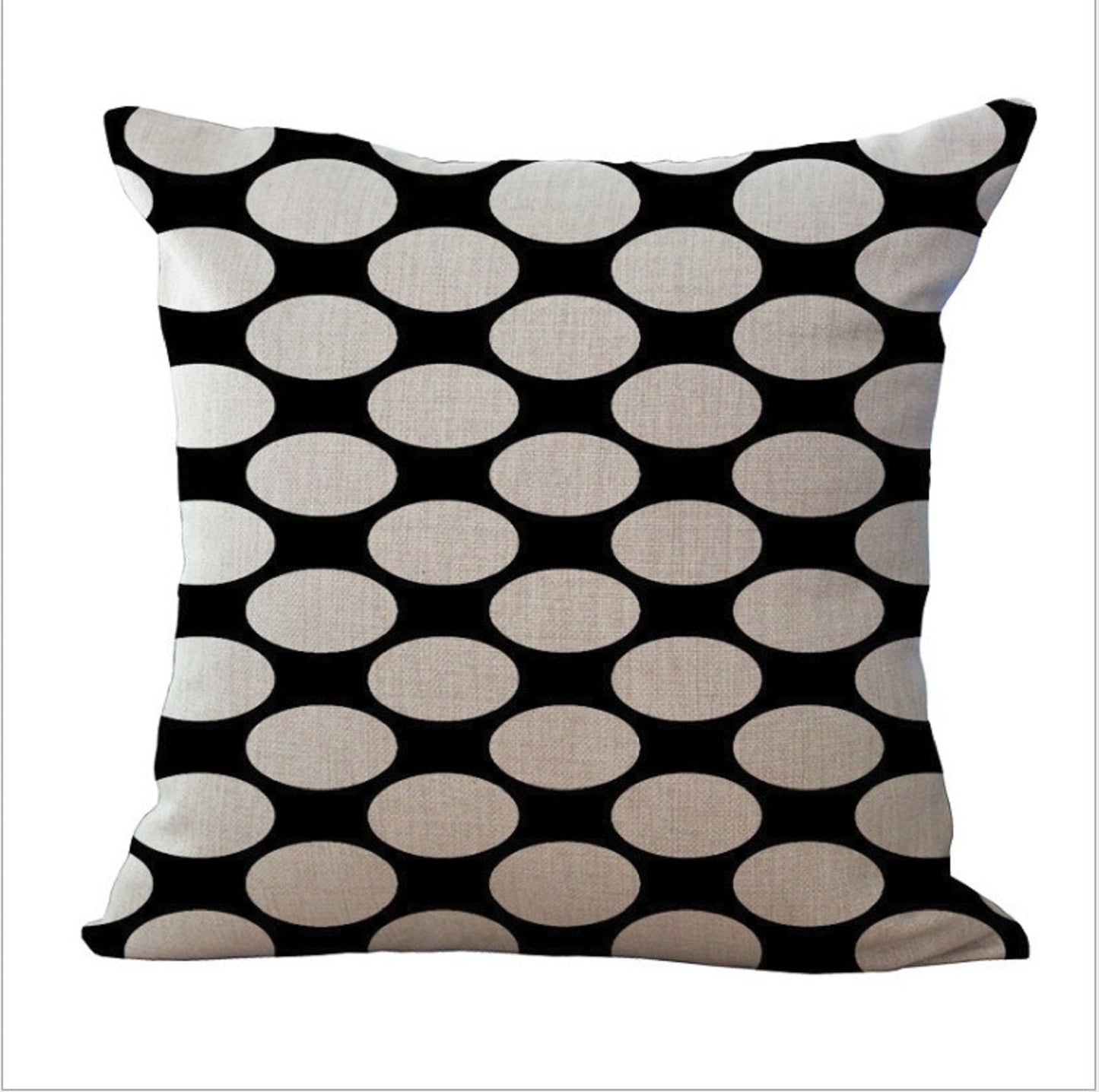 Set of 2 Square Geometric Pattern Throw Pillow (With or Without Inserts) size 18"x18"
