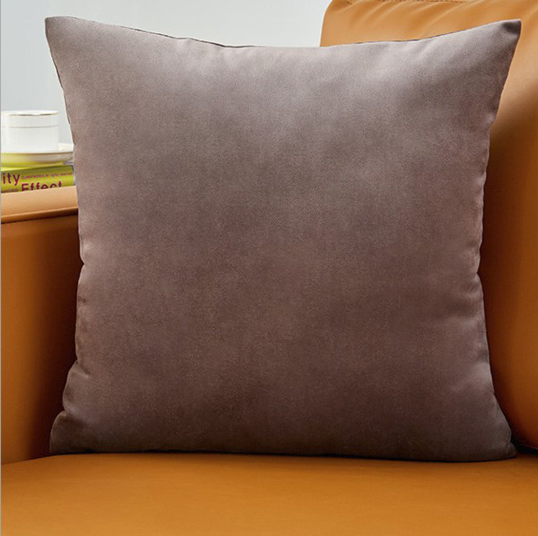 Set of 2 Velvet Throw Pillow, Decorative Pillowcases Solid Colors (With/Without Inserts) 4 sizes to choose from
