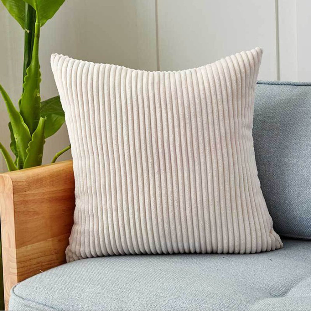 Stripe Throw Pillow (With Insert) 4 size options Elevate your decor with our opulent throw pillow, complete with a premium insert. Crafted from luxurious velvet, it exudes an air of sophistication and offers a soft touch.