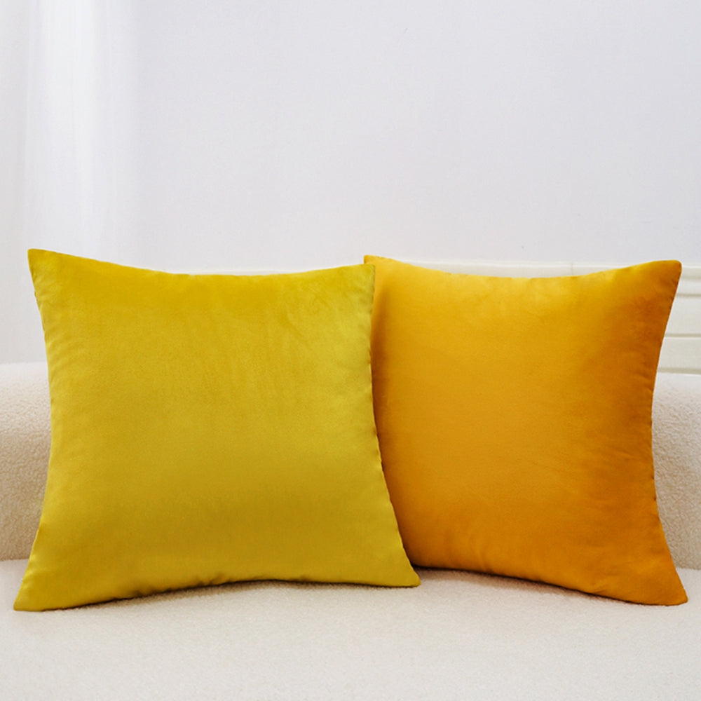 [IN53/6+8] Beautiful combination Set of 2 different colors Pillow Covers AND Inserts