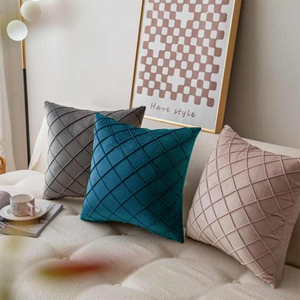 [IN156-10/13/34] Set of 3 Beautiful combination Pillow Covers With Inserts