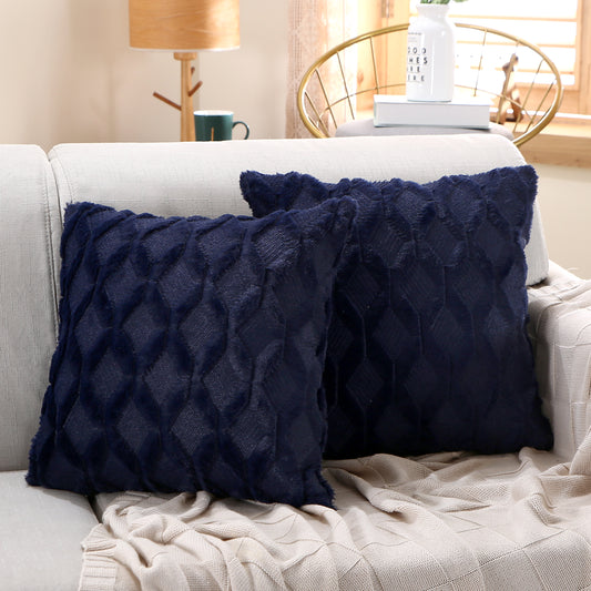 [IN-1X125-1 pinkD] 18"x18" Throw Pillow FULL set of cover and insert  Wide Variety of Colors ) (double Sided)