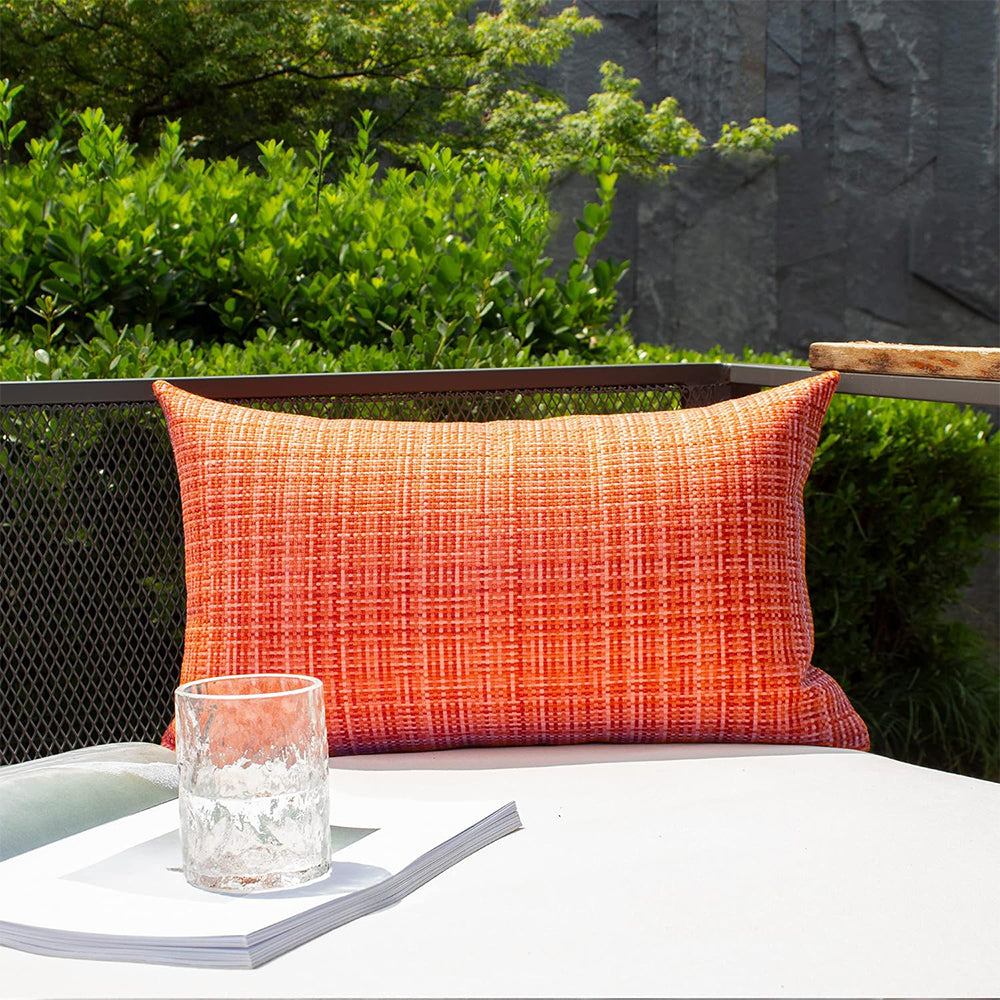 Set of 2 Premium Outdoor Waterproof Pillow (With or Without Inserts) 2 sizes