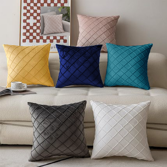 Diamond Cushion Throw Pillows (With/Without Inserts) 18x18 inches, pack of 2 throw pillows