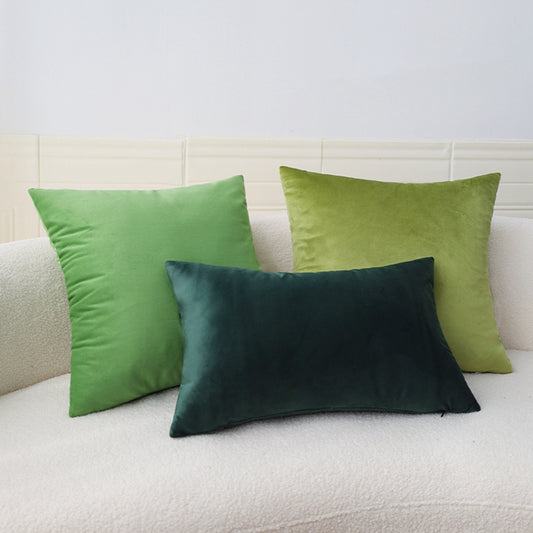 Well mixed color of greens set of 3 pillow covers with inserts great combinations