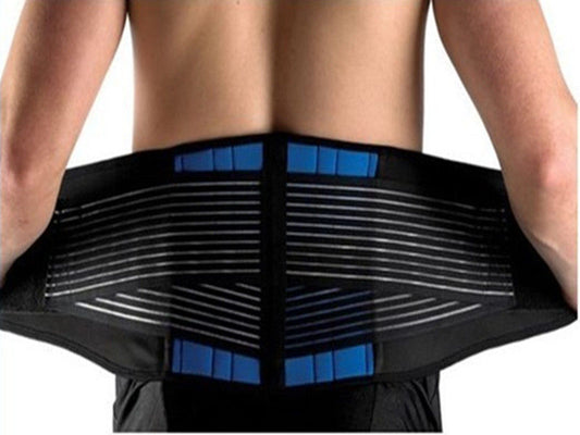 [SMALL belt] deluxe double pull neoprene lumbar support belt lower back support brace exercise belt 9 sizes from small to 6xl. ships from dallas texas