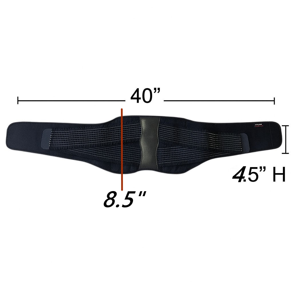 Back support belt HIGH QUALITY BREATHABLE MATERIAL: Durable, lightweight, breathable, flexible, moisture-wicking elastic cotton blend fabric that keeps the body cool, dry and comfortable, and provides stability without restricting movement