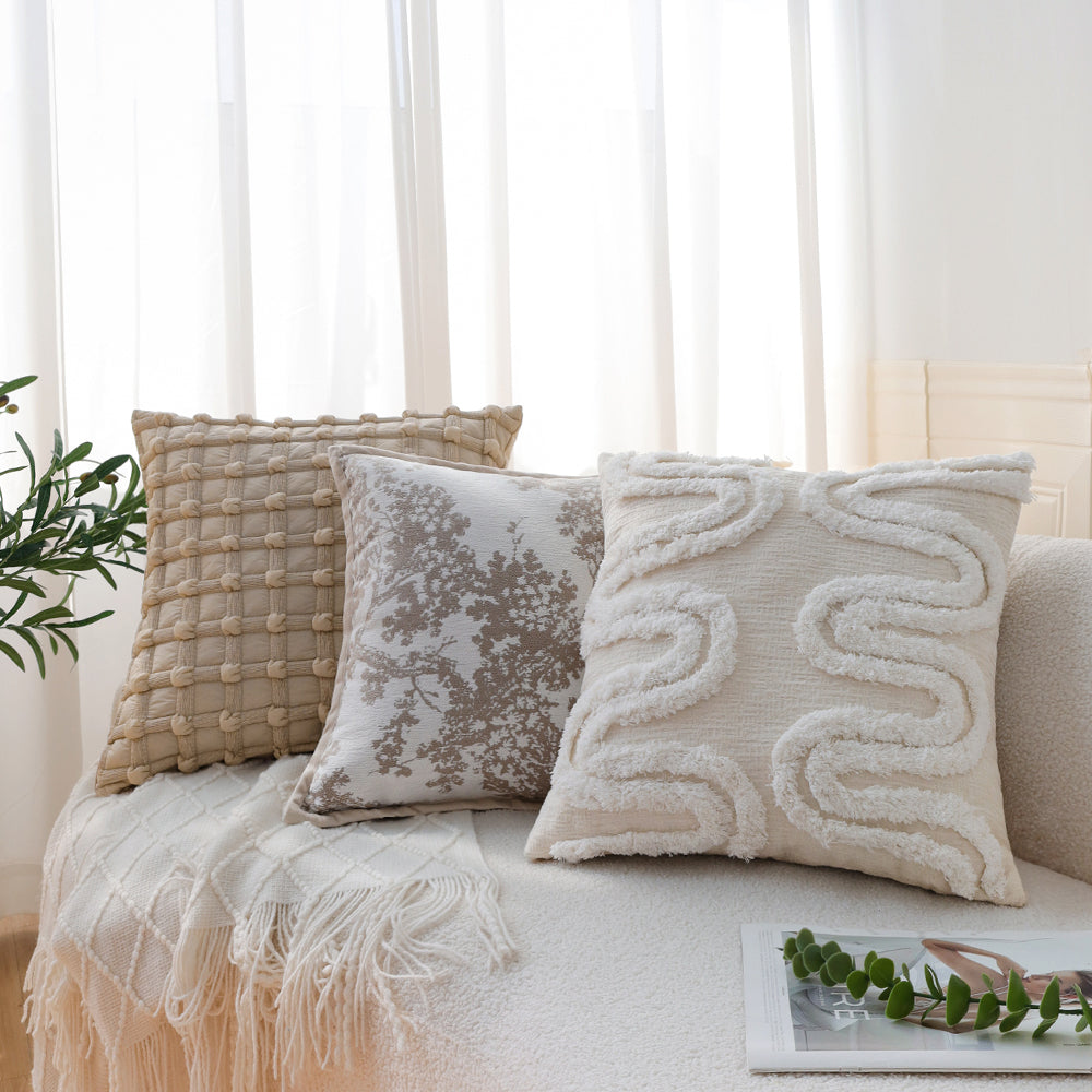 [G9] new combo set of 3 pillow covers with inserts