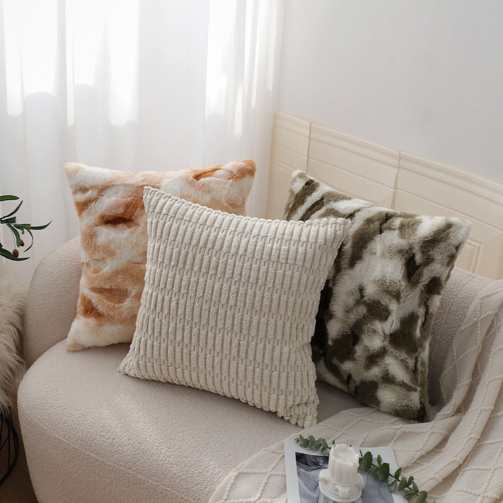 [G9] new combo set of 3 pillow covers with inserts