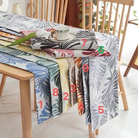 [TR-1 Blue] New Table Cloth/Runner/Plants
