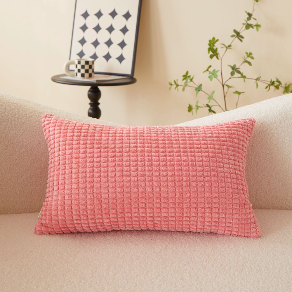 [IN-1XZT-T13-27] Polyester Blend soft hand feeling Throw Pillow (With insert) 6 size options size 18"x18"