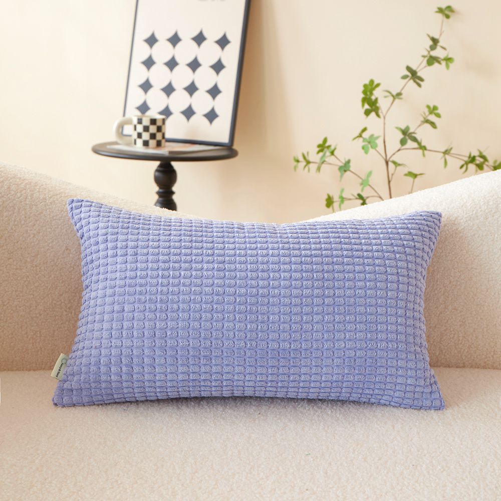 [IN-1XZT-T13-27] Polyester Blend soft hand feeling Throw Pillow (With insert) 6 size options size 18"x18"