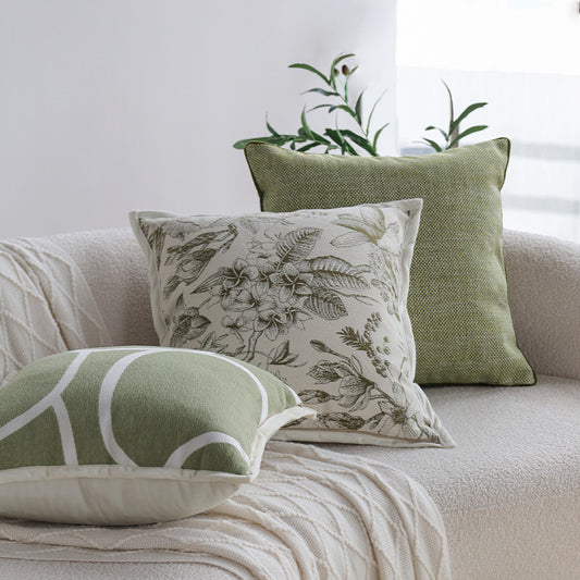 Tranquil Touches: Pack of 1 Throw Pillow with Insert size of 18"x18"