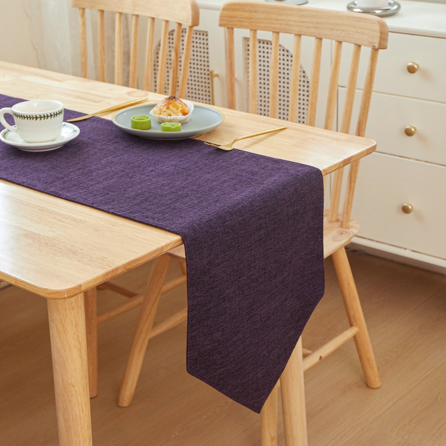 [TRT-2 Purple] TRT Table Cloth Triangle Edges