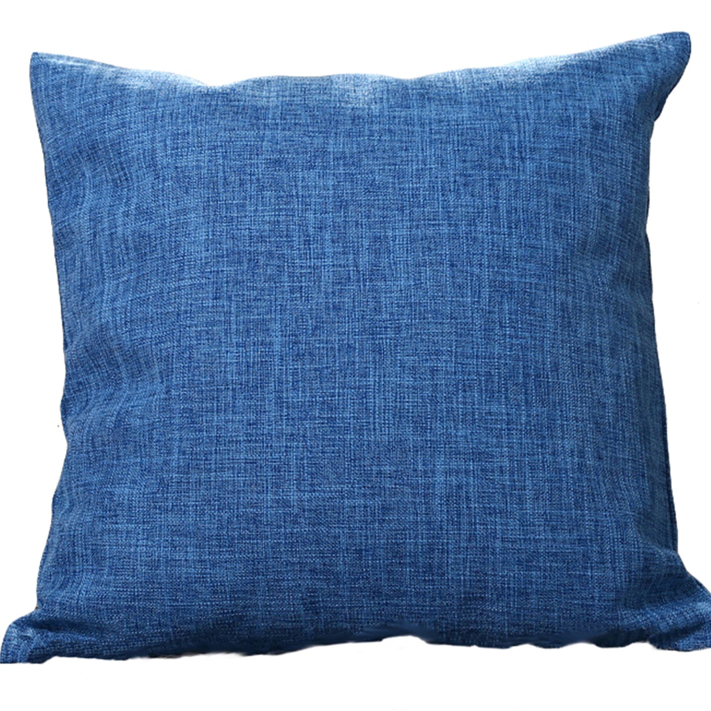 18''x18'' textured solid throw pillow | 12 colors  rustic linen-look weave | farmhouse & modern accent | insert included