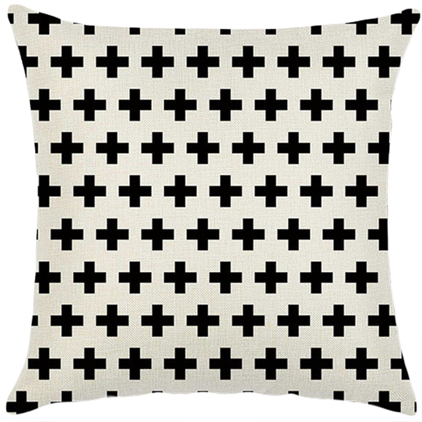 18''x18'' geometric print throw pillow | 18 designs modern & minimalist patterns | chic monochrome accent | insert included