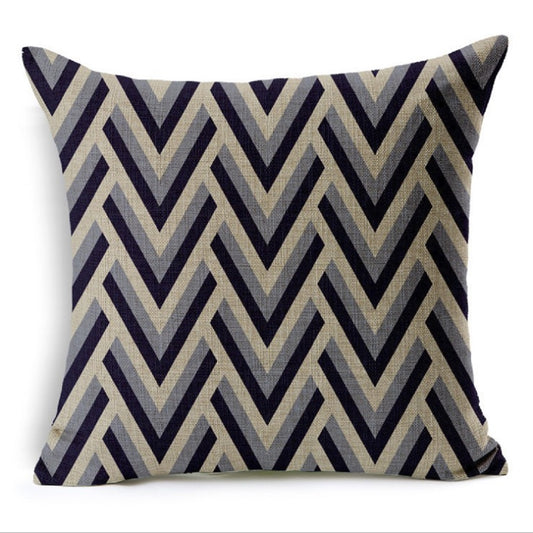 [IN1XZT45-1] 18''x18'' geometric print throw pillow | 5 unique designs ��� colorful modern & abstract patterns | eclectic accent | insert included