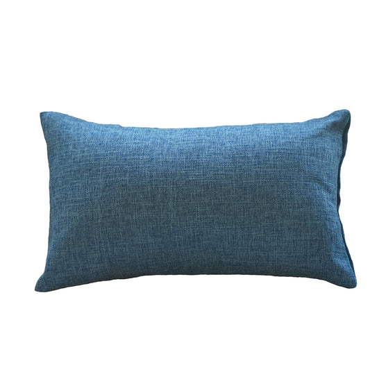 12''x20'' Textured Solid Throw Pillow | 12 Colors – Rustic Linen-Look Weave | Farmhouse & Modern Lumbar Accent | Insert Included