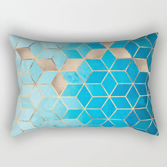 12"x20" modern geometric lumbar throw pillow 12 designs chic abstract & art deco prints gold accent decor insert included
