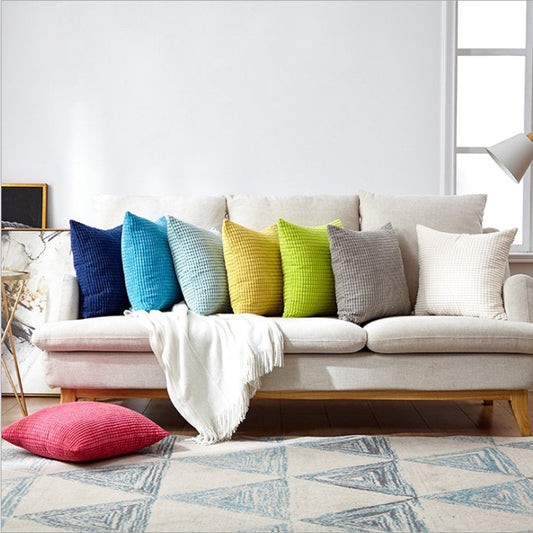 Set of 2 Polyester Blend soft hand feeling Throw Pillow Covers only